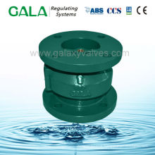 Stainless globe type sewage check valve